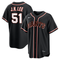 Jung Hoo Lee San Francisco Giants Fashion Replica Black Out Jersey | Stitched Baseball Jersey TJS0023