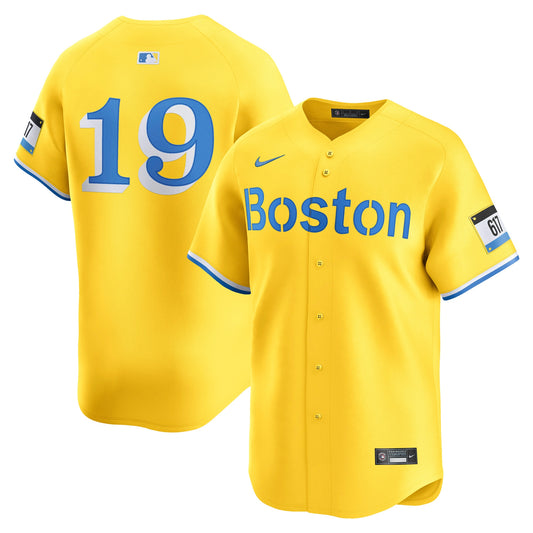 Roman Anthony Boston Red Sox City Connect Limited Jersey � Gold | Stitched Baseball Jersey TJS0006
