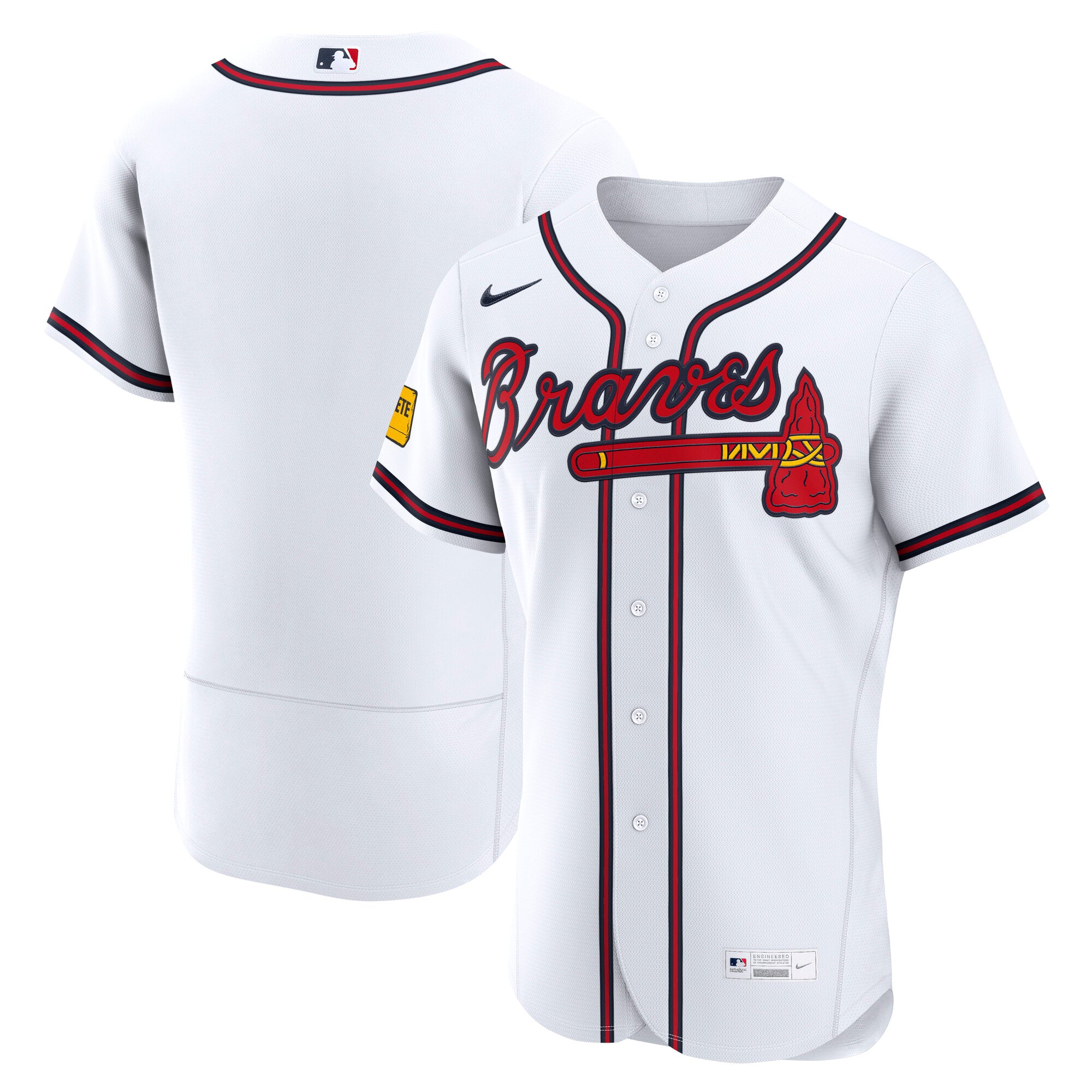 Atlanta Braves Home Jersey - White | Stitched Baseball Jersey TJS0094