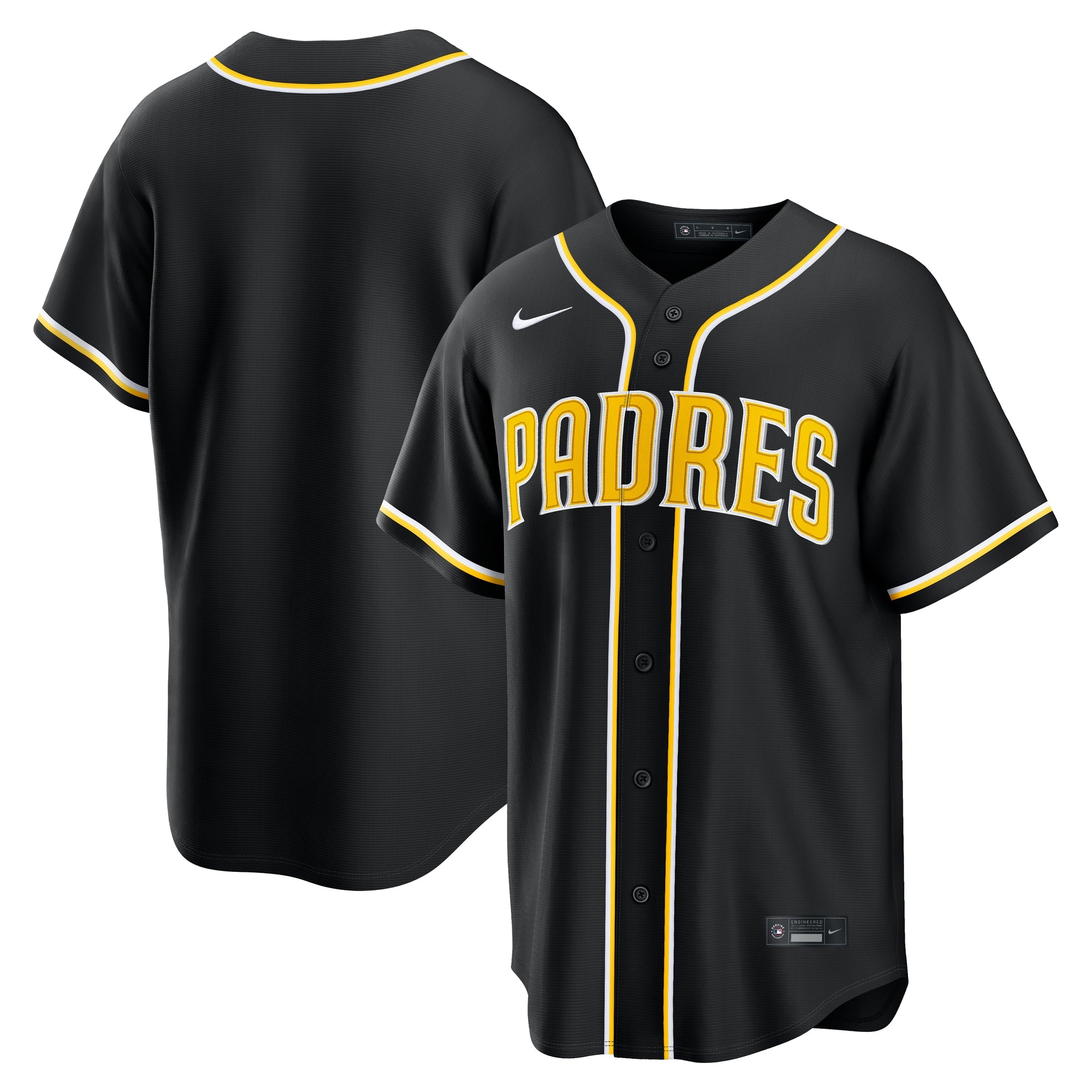 San Diego Padres Fashion Replica Black Out Jersey | Stitched Baseball Jersey TJS0048