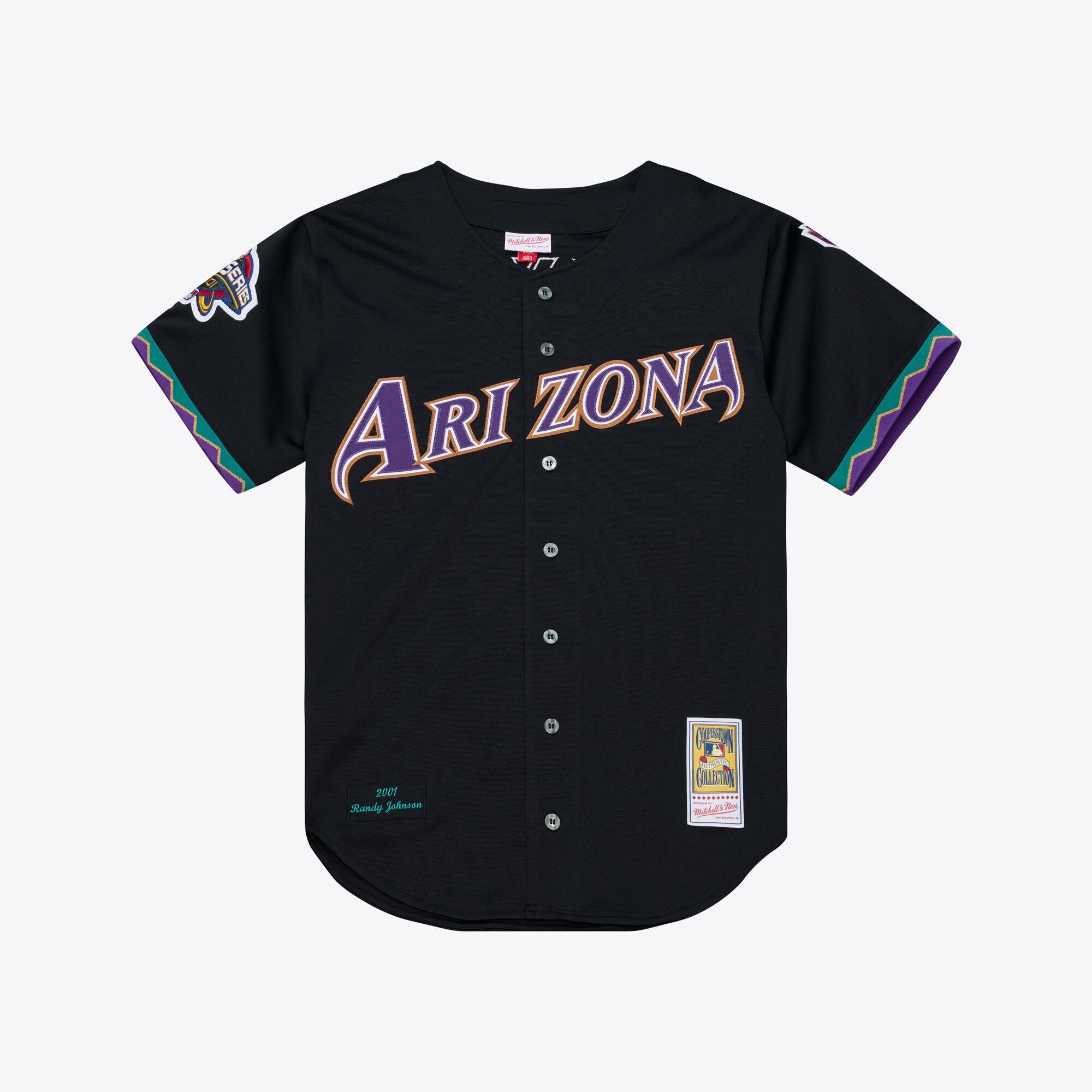 Randy Johnson Arizona Diamondbacks M & N 2001 Jersey - Black | Stitched Baseball Jersey TJS0021
