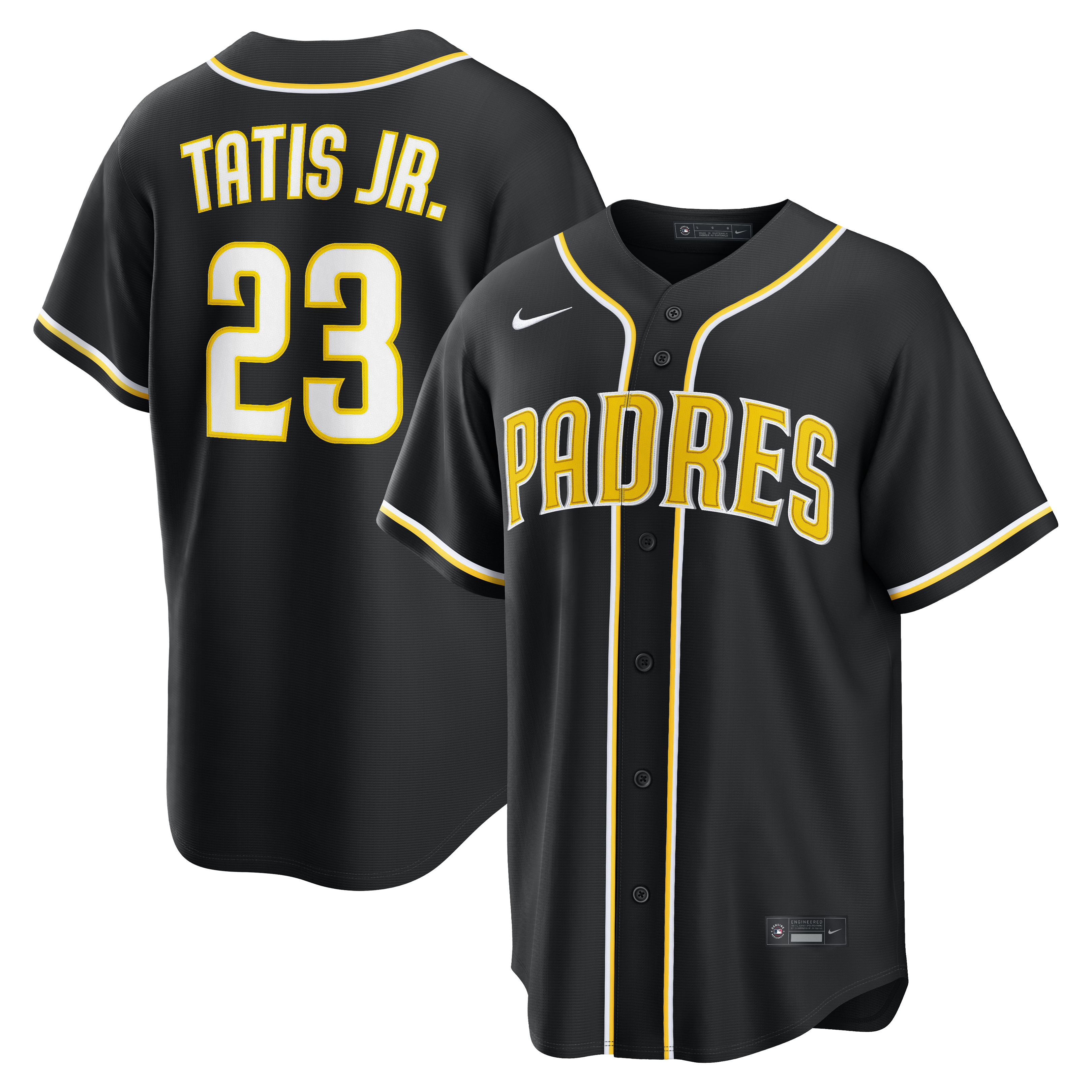 Fernando Tatis Jr. San Diego Padres Fashion Replica Black Out Jersey | Stitched Baseball Jersey TJS0008