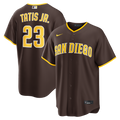 Fernando Tatis Jr. San Diego Padres Road Replica Jersey - Brown | Stitched Baseball Jersey TJS0035