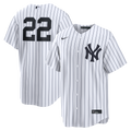 Ben Rice New York Yankees Home Replica Jersey - White | Stitched Baseball Jersey TJS0003