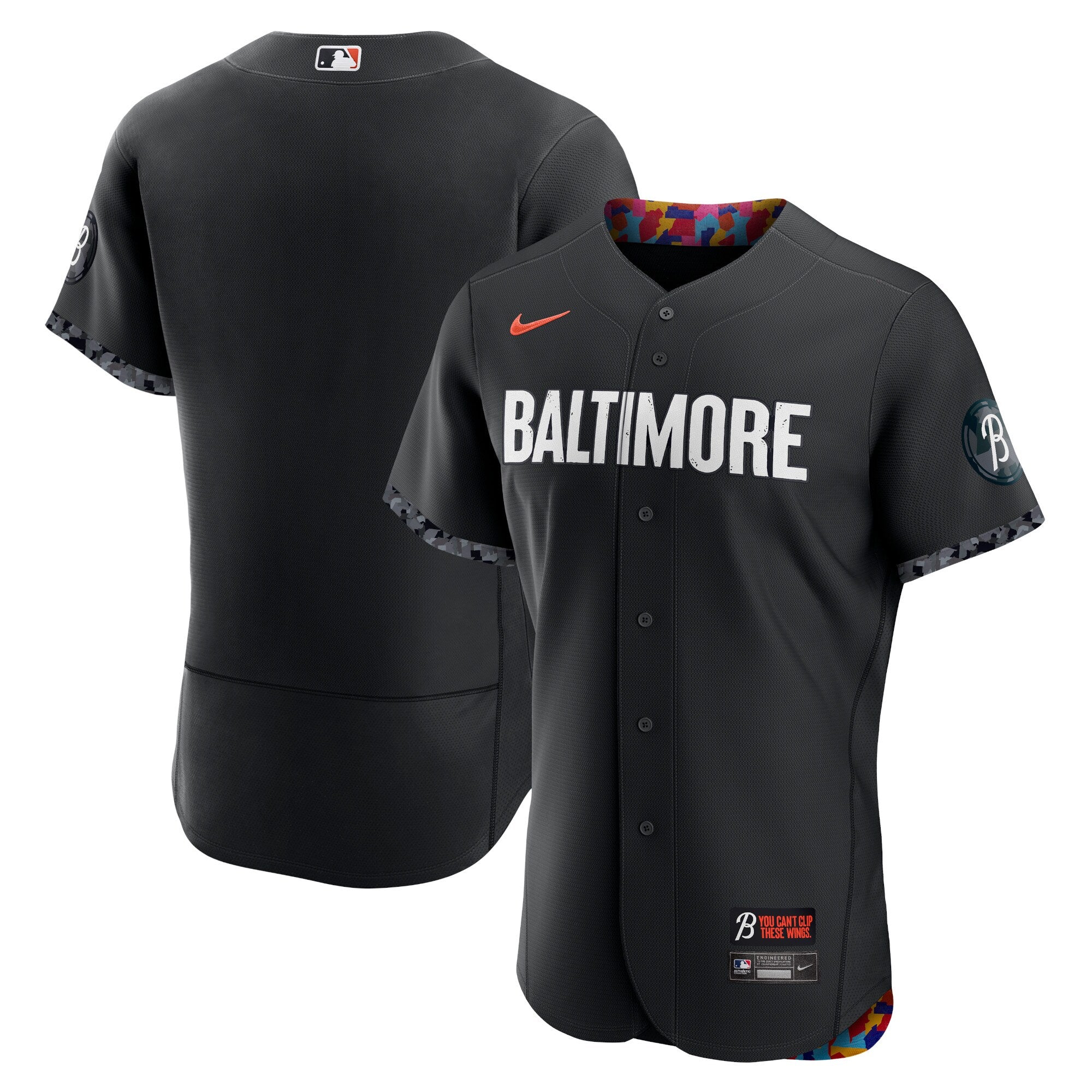 Baltimore Orioles City Connect Jersey - Black | Stitched Baseball Jersey TJS0042