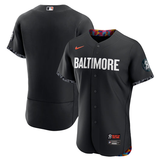 Baltimore Orioles City Connect Jersey - Black | Stitched Baseball Jersey TJS0042