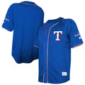 Texas Rangers Stitches Team Color Full-Button Fashion Jersey - Royal | Stitched Baseball Jersey TJS0066