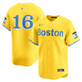 Jarren Duran Boston Red Sox Alternate Limited Jersey - Gold | Stitched Baseball Jersey TJS0018
