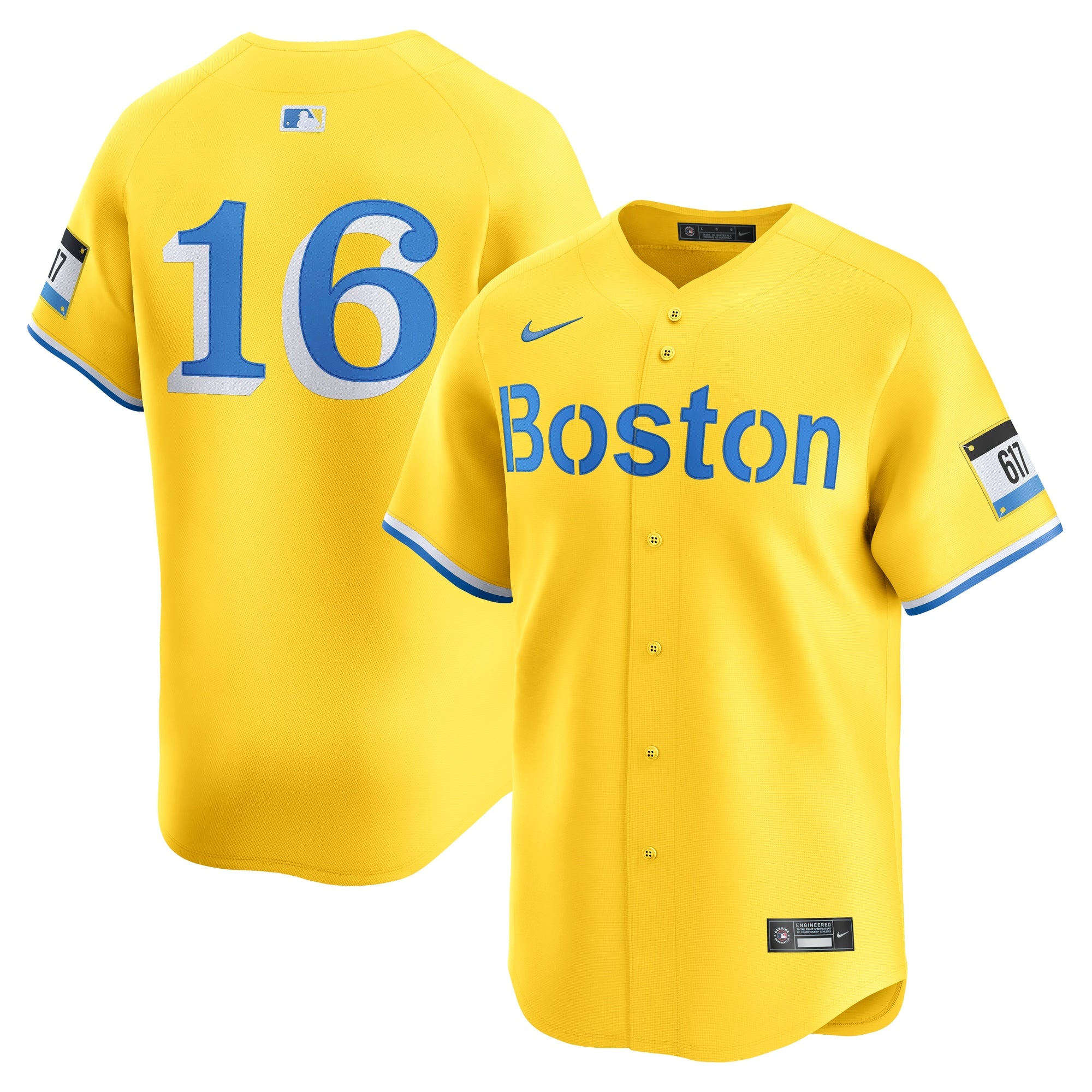 Jarren Duran Boston Red Sox Alternate Limited Jersey - Gold | Stitched Baseball Jersey TJS0018