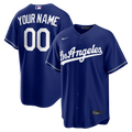 Los Angeles Dodgers Alternate Replica Custom Jersey - Royal | Stitched Baseball Jersey TJS0016