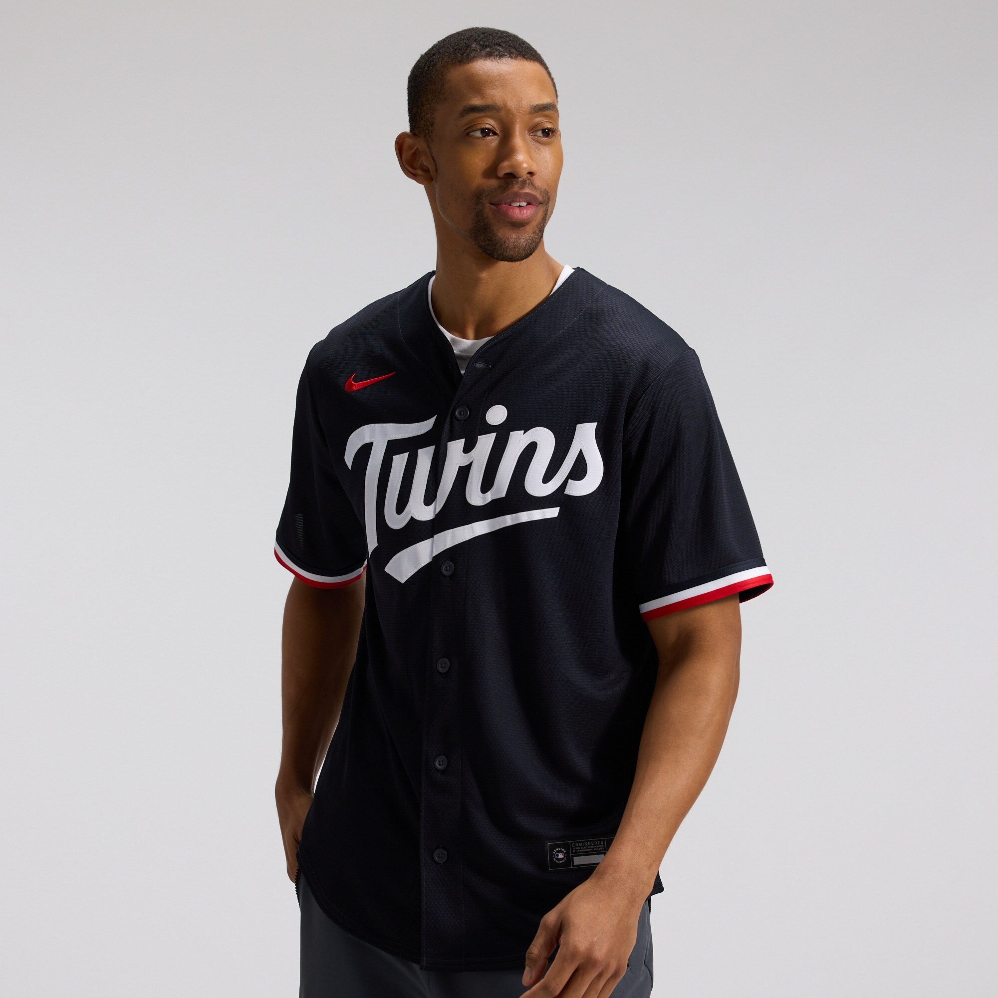 Minnesota Twins Alternate Replica Jersey - Navy | Stitched Baseball Jersey TJS0049