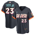 Fernando Tatis Jr. San Diego Padres 2026 City Connect Stadium Jersey - Obsidian | Stitched Baseball Jersey TJS0011