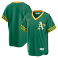 Athletics Road Cooperstown Collection Team Jersey - Kelly Green | Stitched Baseball Jersey TJS0082