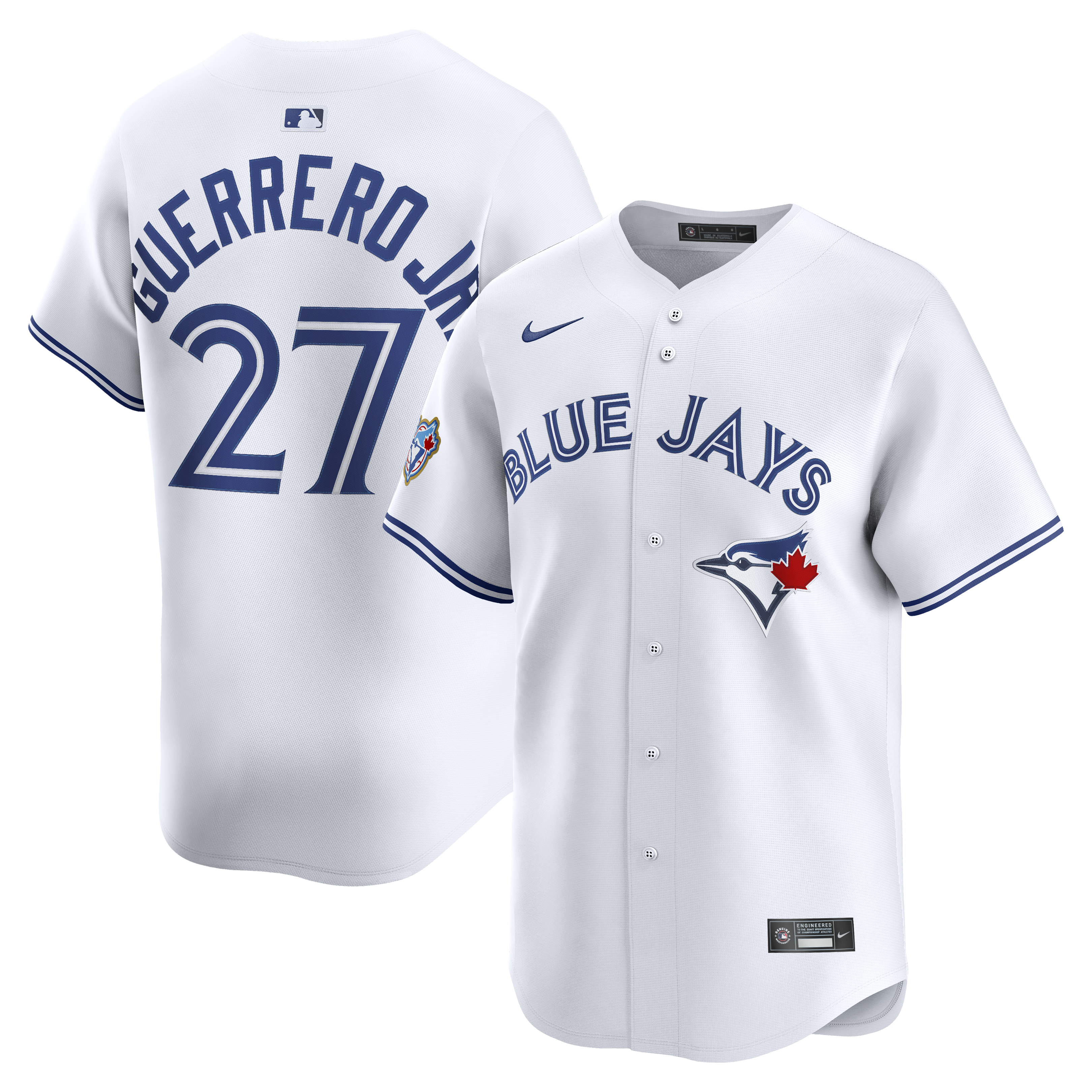 Vladimir Guerrero Jr. Toronto Blue Jays Home Limited Jersey - White | Stitched Baseball Jersey TJS0146