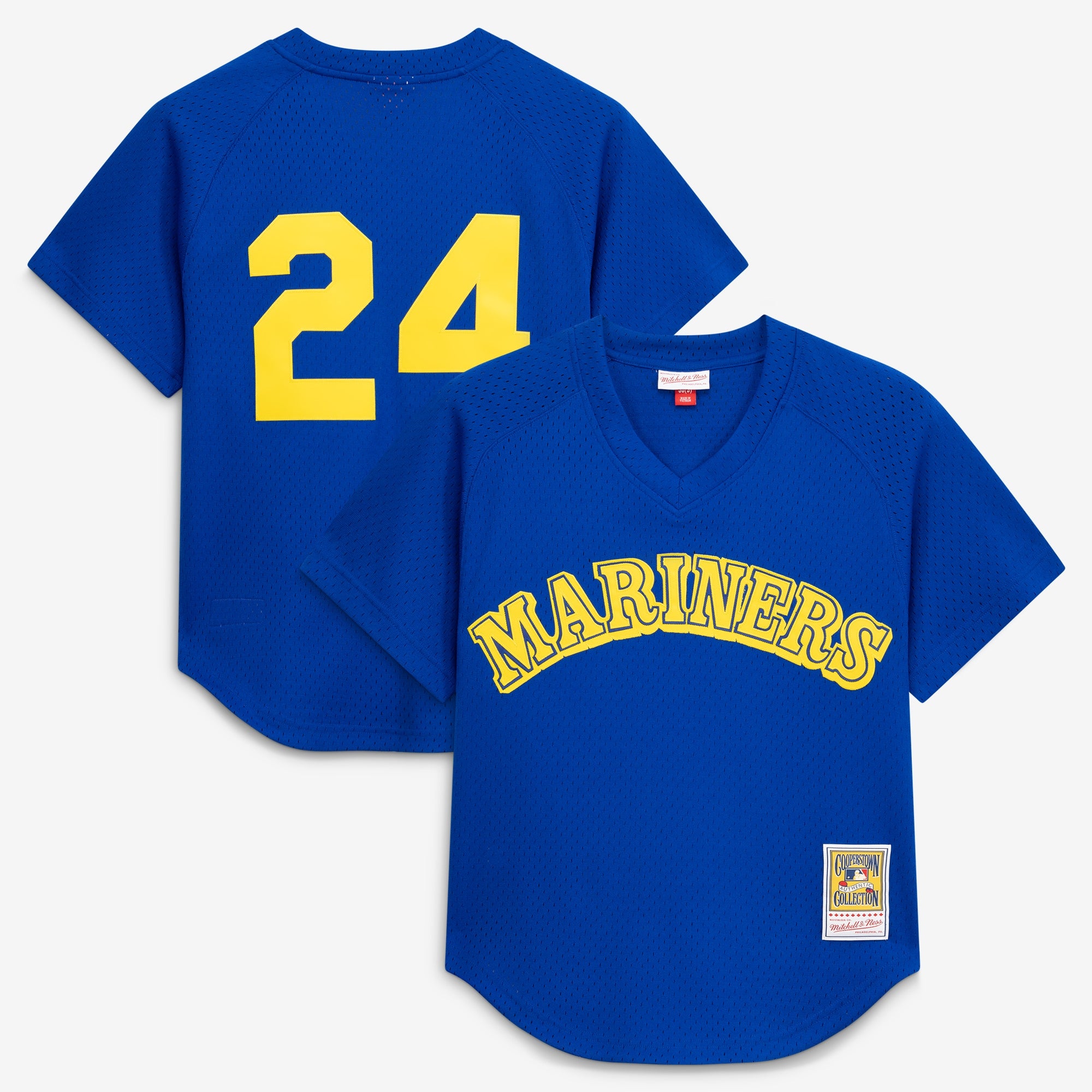 Ken Griffey Jr. Seattle Mariners M & N Batting Practice Jersey - Royal | Stitched Baseball Jersey TJS0231