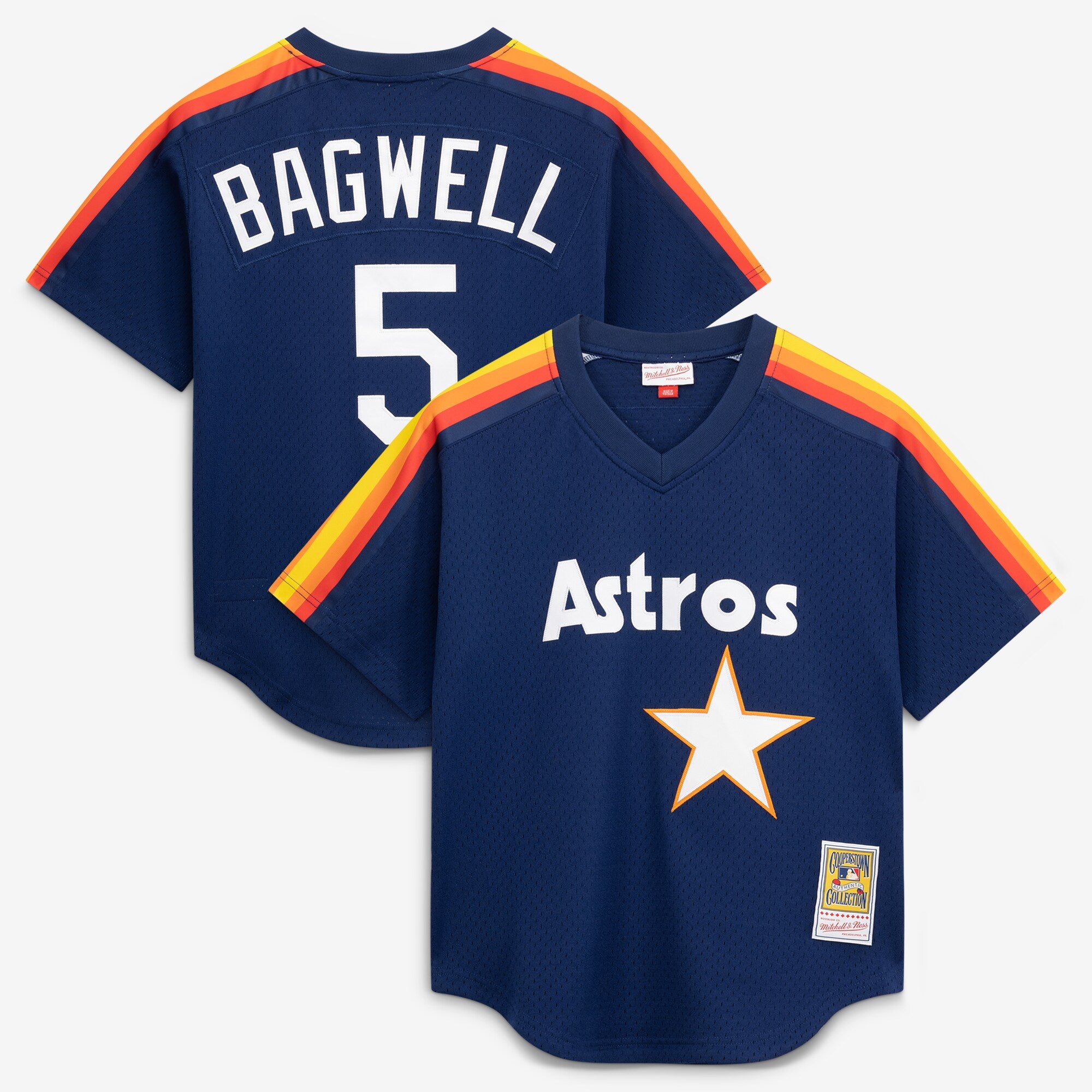 Jeff Bagwell Houston Astros M & N Batting Practice Jersey - Navy | Stitched Baseball Jersey TJS0225