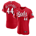 Elly De La Cruz Cincinnati Reds Alternate Sponsor Patch Jersey - Red | Stitched Baseball Jersey TJS0232