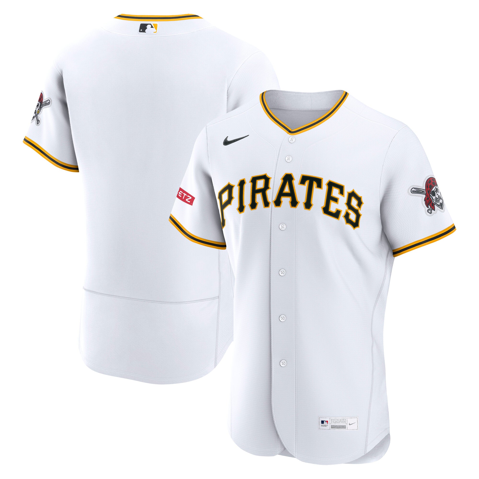 Pittsburgh Pirates Home Jersey - White | Stitched Baseball Jersey TJS0148