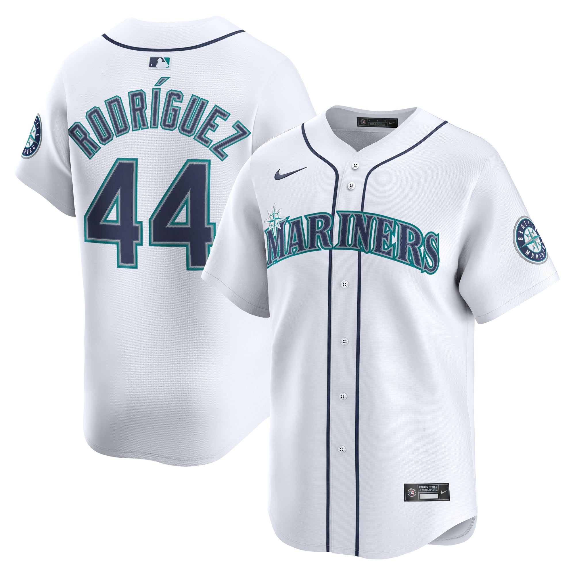 Julio Rodriguez Seattle Mariners Home Limited Player Jersey - White | Stitched Baseball Jersey TJS0156
