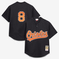 Cal Ripken Jr. Baltimore Orioles M & N Batting Practice Jersey - Black | Stitched Baseball Jersey TJS0262