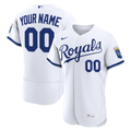 Kansas City Royals Home Custom Jersey - White | Stitched Baseball Jersey TJS0170