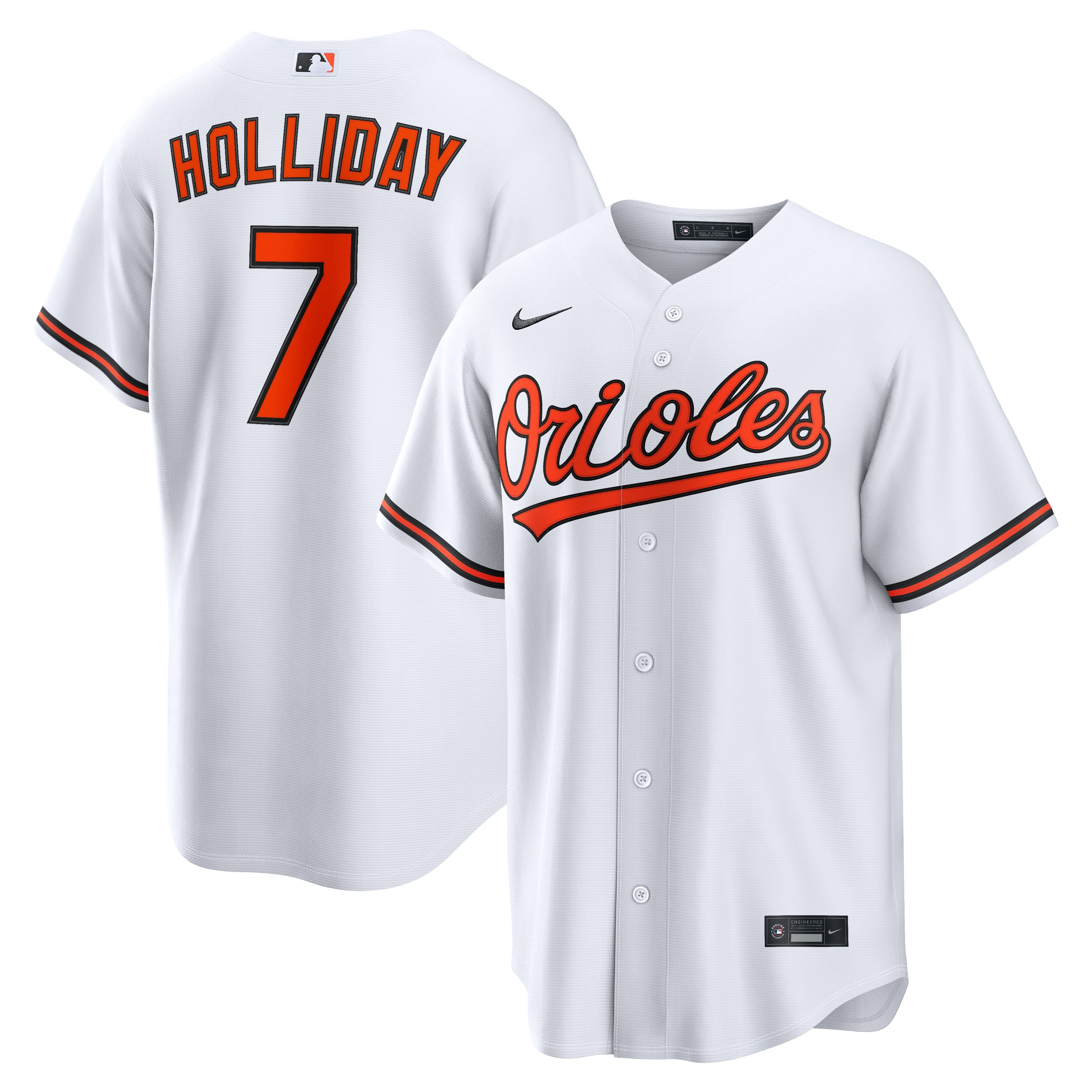 Jackson Holliday Baltimore Orioles Home Replica Jersey - White | Stitched Baseball Jersey TJS0219