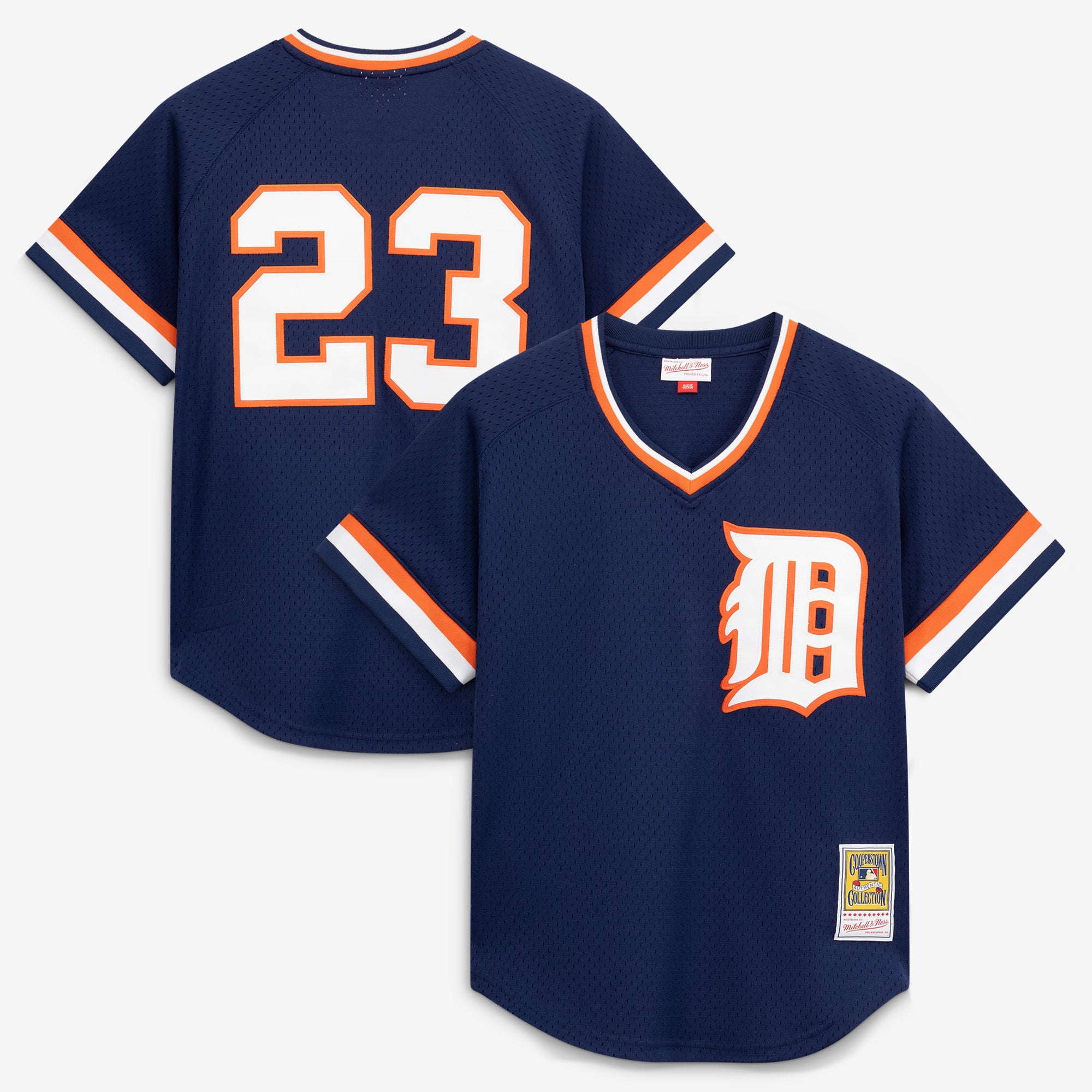 Kirk Gibson Detroit Tigers M & N Batting Practice Jersey - Navy | Stitched Baseball Jersey TJS0282