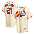 Lars Nootbaar St. Louis Cardinals Alternate Replica Jersey - Cream | Stitched Baseball Jersey TJS0166