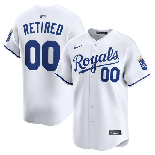 Kansas City Royals Home Limited Pick-A-Player Retired Roster Jersey - White | Stitched Baseball Jersey TJS0289
