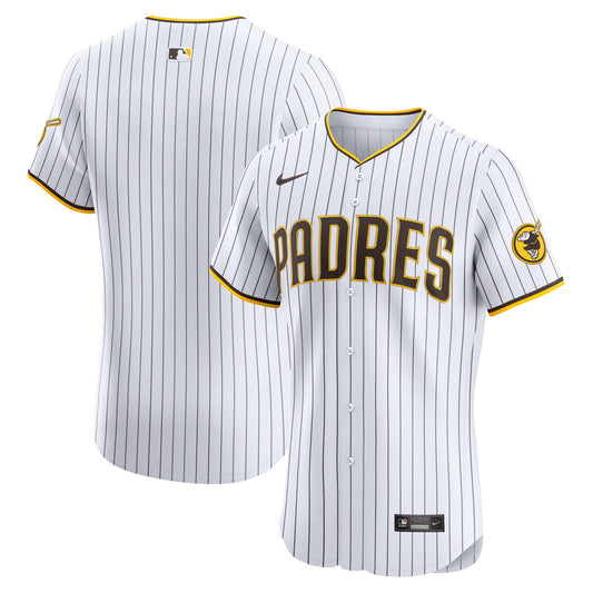 San Diego Padres Home Elite Jersey - White | Stitched Baseball Jersey TJS0125