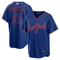 Freddy Peralta New York Mets Alternate Replica Jersey - Royal | Stitched Baseball Jersey TJS0128
