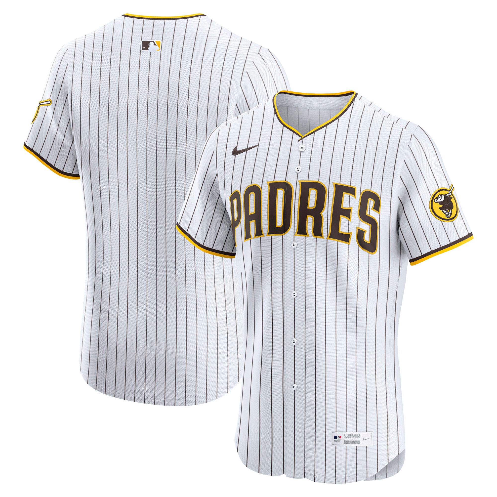 San Diego Padres Home Elite Jersey - White | Stitched Baseball Jersey TJS0271