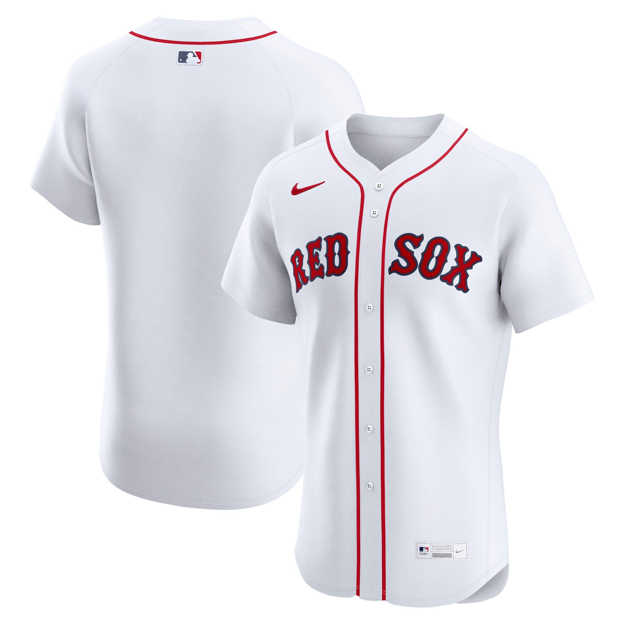 Boston Red Sox Home Elite Jersey - White | Stitched Baseball Jersey TJS0230