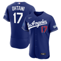 Shohei Ohtani Los Angeles Dodgers Alternate Sponsor Patch Jersey - Royal | Stitched Baseball Jersey TJS0106