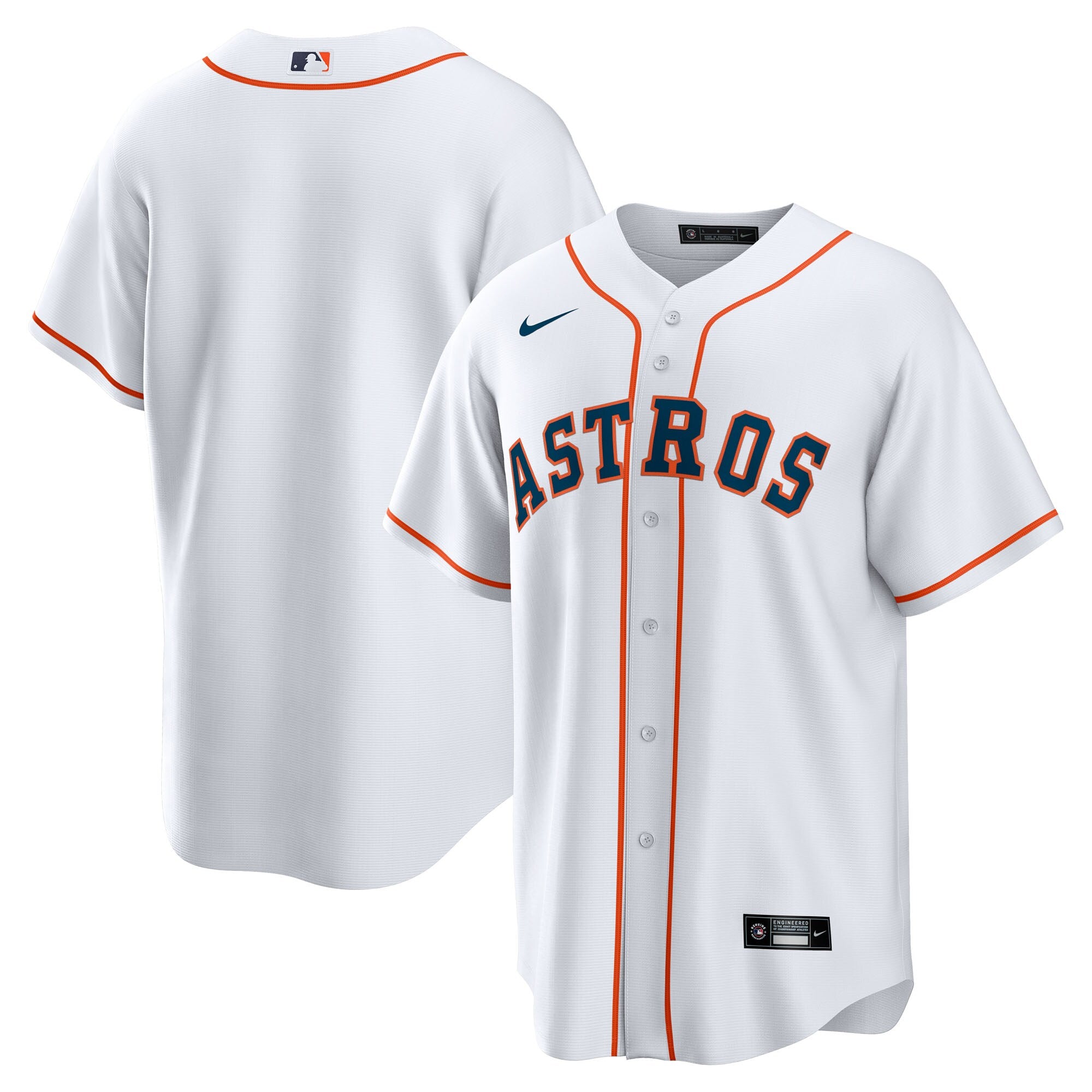 Houston Astros Home Big & Tall Replica Jersey - White | Stitched Baseball Jersey TJS0187