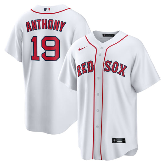 Roman Anthony Boston Red Sox Home Replica Jersey - White | Stitched Baseball Jersey TJS0142