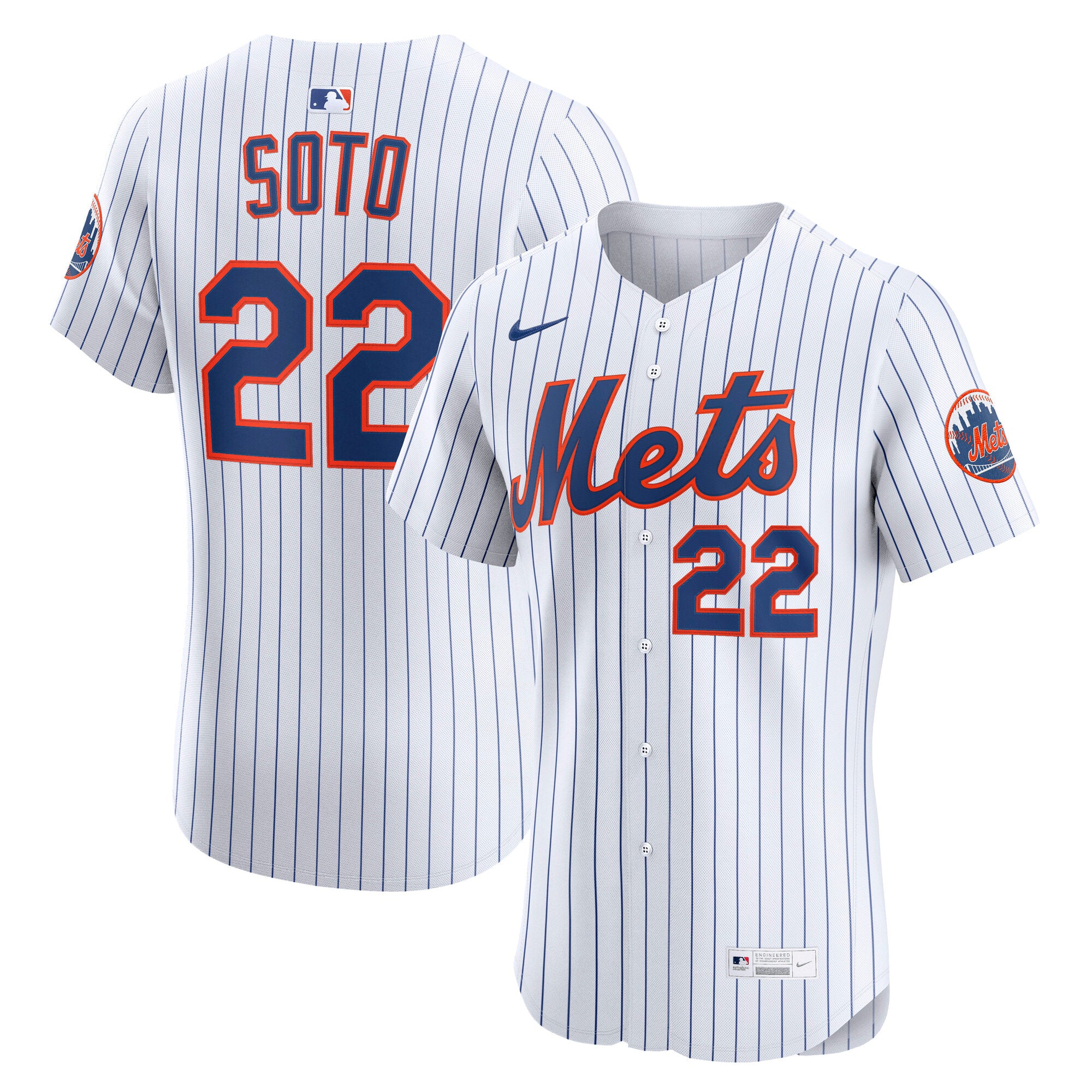 Juan Soto New York Mets Home Elite Jersey - White | Stitched Baseball Jersey TJS0297