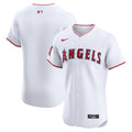 Los Angeles Angels Home Elite Jersey - White | Stitched Baseball Jersey TJS0112