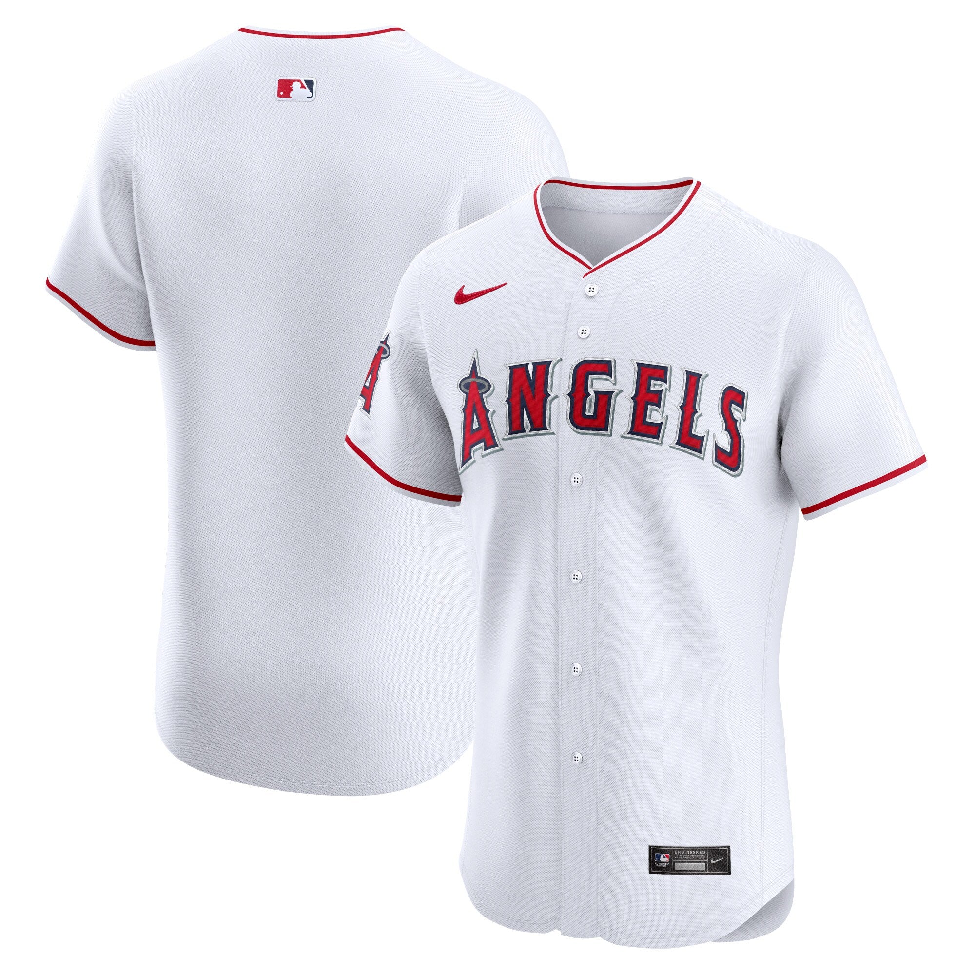 Los Angeles Angels Home Elite Jersey - White | Stitched Baseball Jersey TJS0112
