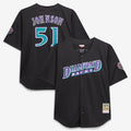 Randy Johnson Arizona Diamondbacks M & N Big & Tall Cooperstown Mesh Batting Practice Jersey - Black | Stitched Baseball Jersey TJS0144