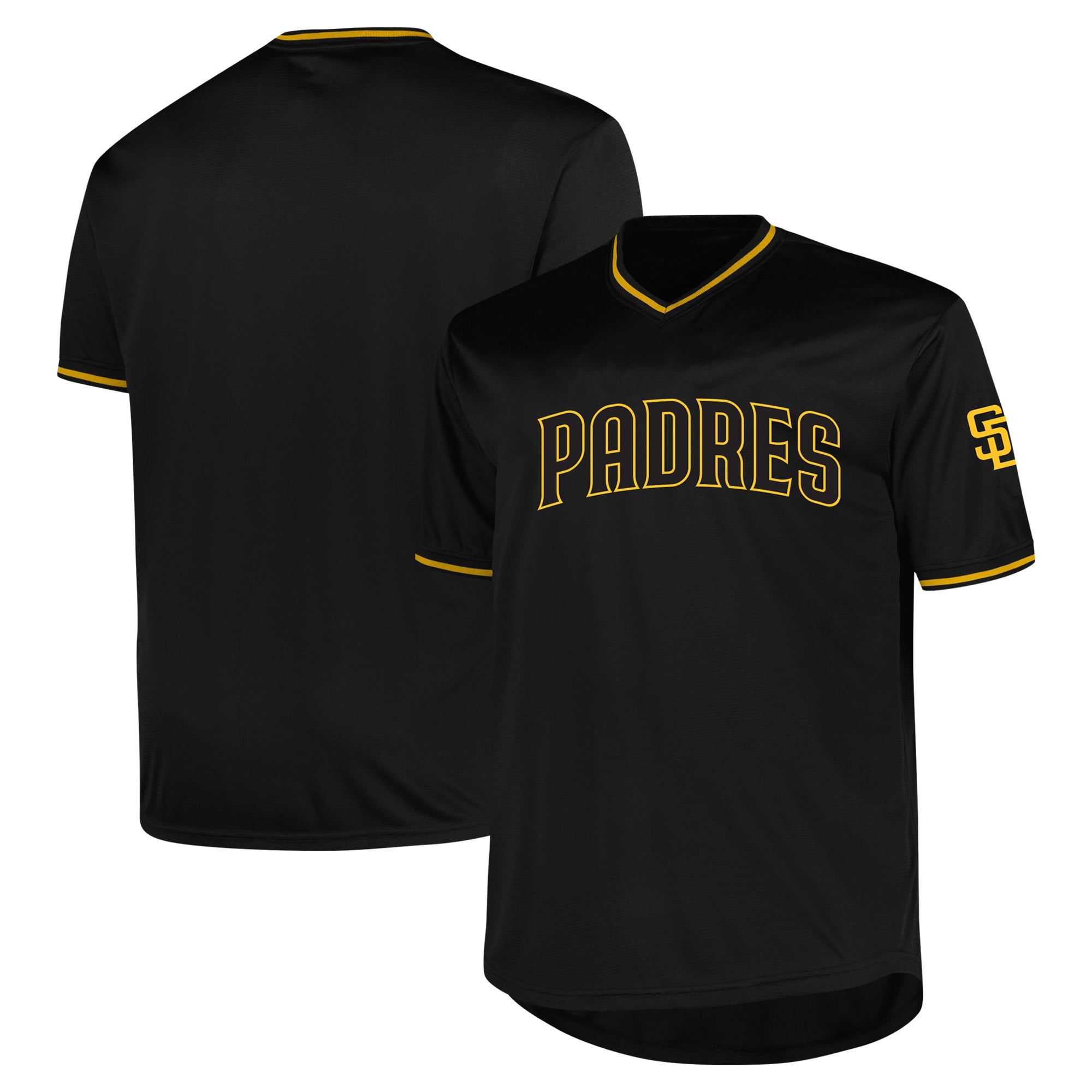 San Diego Padres Profile Big & Tall Pop Fashion Jersey - Black | Stitched Baseball Jersey TJS0212