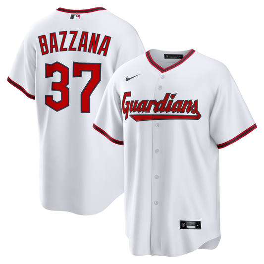 Travis Bazzana Cleveland Guardians Home Replica Jersey - White | Stitched Baseball Jersey TJS0177