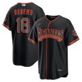 Rafael Devers San Francisco Giants Alternate Stadium Jersey - Black | Stitched Baseball Jersey TJS0127