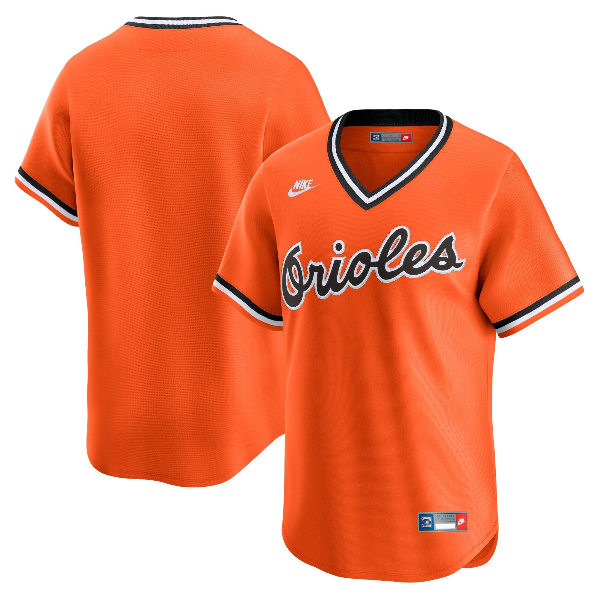 Baltimore Orioles Cooperstown Collection Limited Jersey - Orange | Stitched Baseball Jersey TJS0151