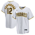 Luis Campusano San Diego Padres Home Replica Jersey - White | Stitched Baseball Jersey TJS0169