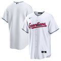 Cleveland Guardians Home Blank Replica Jersey - White | Stitched Baseball Jersey TJS0299