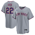 Juan Soto New York Mets Road Replica Jersey - Gray | Stitched Baseball Jersey TJS0134