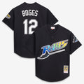 Wade Boggs Tampa Bay Rays M & N Batting Practice Jersey - Black | Stitched Baseball Jersey TJS0185