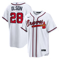 Matt Olson Atlanta Braves Home Replica Jersey - White | Stitched Baseball Jersey TJS0188