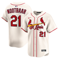 Lars Nootbaar St. Louis Cardinals Alternate 2 Limited Jersey - Cream | Stitched Baseball Jersey TJS0119